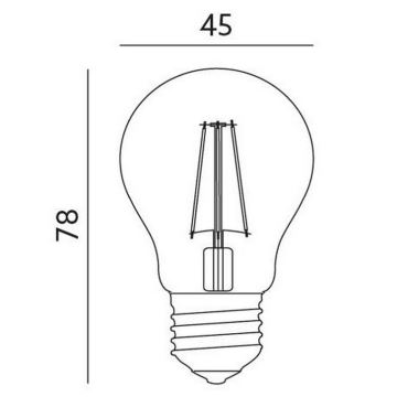 LED Lamp E27/1,3W/230V 3000K