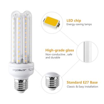 LED Lamp E27/15W/230V 3000K - Aigostar