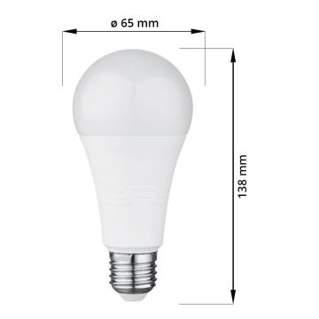 LED Lamp E27/18W/230V 6000K 2000 lm