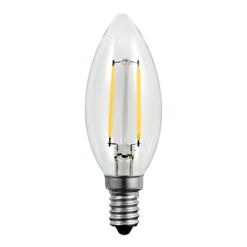 LED Lamp FILAMENT C37 E14/2W/230V 3000K