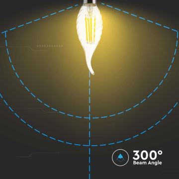 LED Lamp FILAMENT E14/4W/230V 4000K