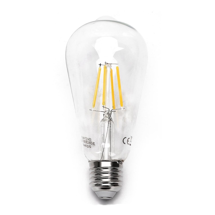 LED Lamp FILAMENT ST64 E27/6W/230V 2700K - Aigostar