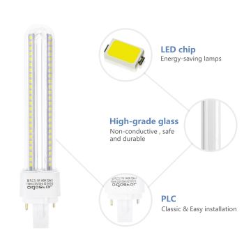 LED Lamp G24D-3/15W/230V 6500K - Aigostar