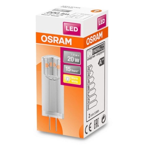 kleuring gastvrouw Actuator LED Lamp G4/1,8W/12V 2700K - Osram | Lumimania