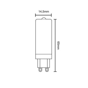 LED Lamp G9/4W/230V 2800K