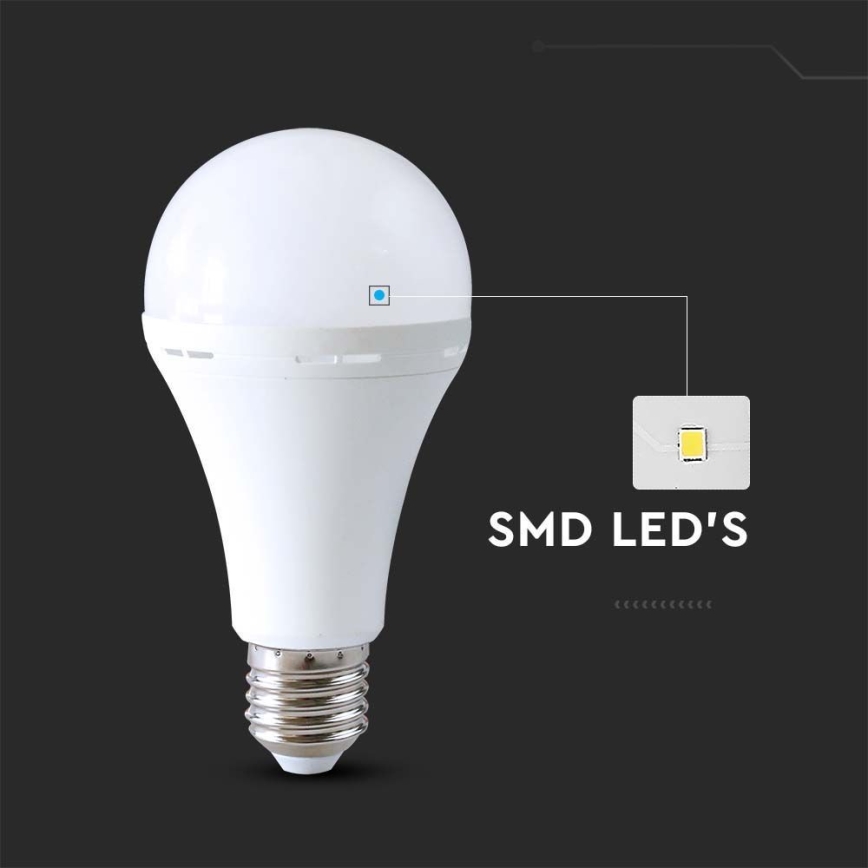 LED Lamp met noodmodus A80 E27/12W/230V 4000K