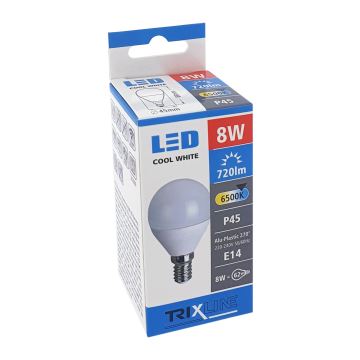 LED Lamp P45 E14/8W/230V 6500K