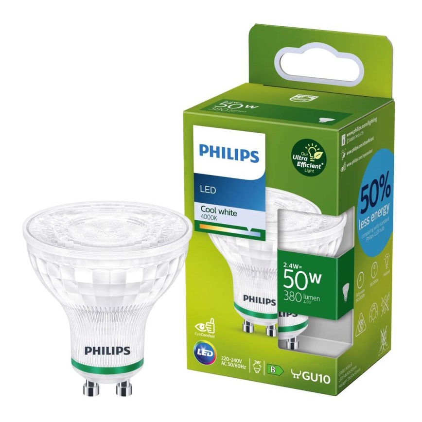 LED Lamp Philips GU10/2,4W/230V 4000K