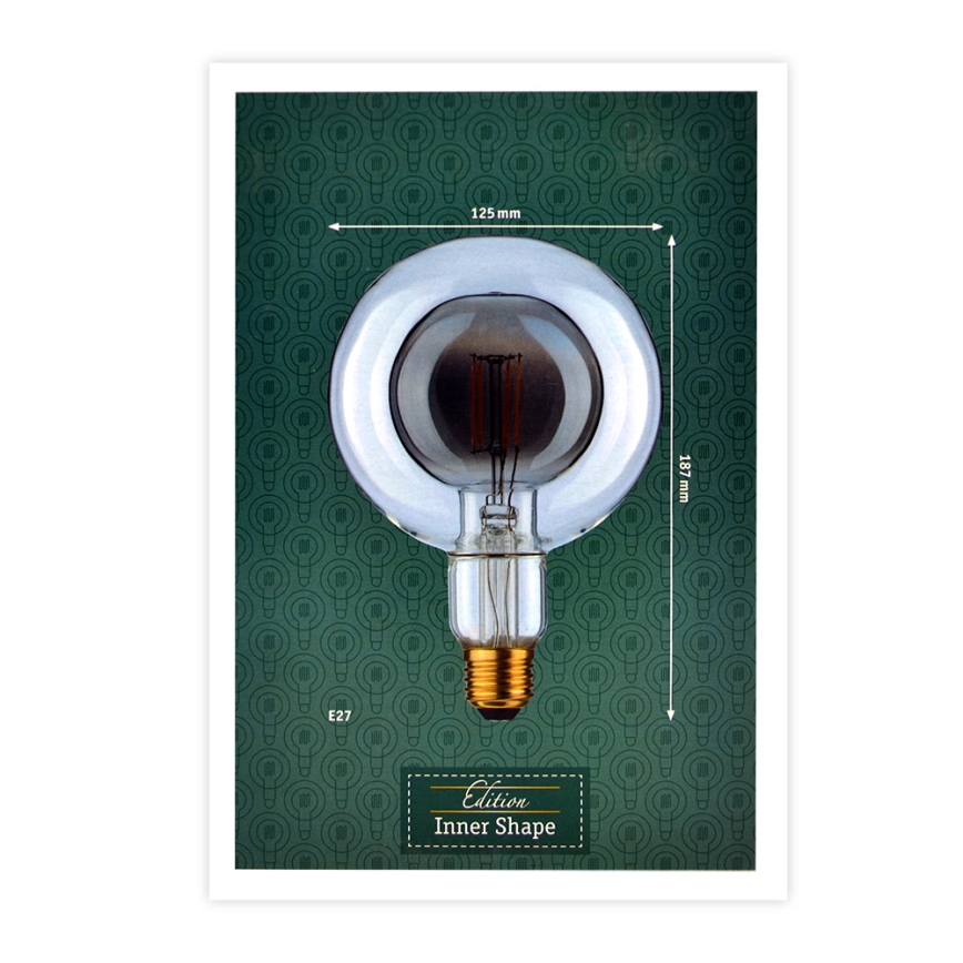 LED Lamp SHAPE G125 E27/4W/230V 2700K - Paulmann 28763