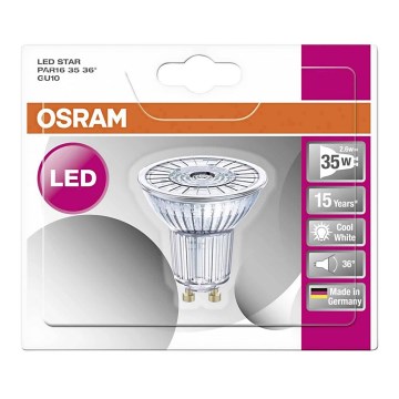 LED Lamp STAR GU10/2,6W/230V 4000K - Osram