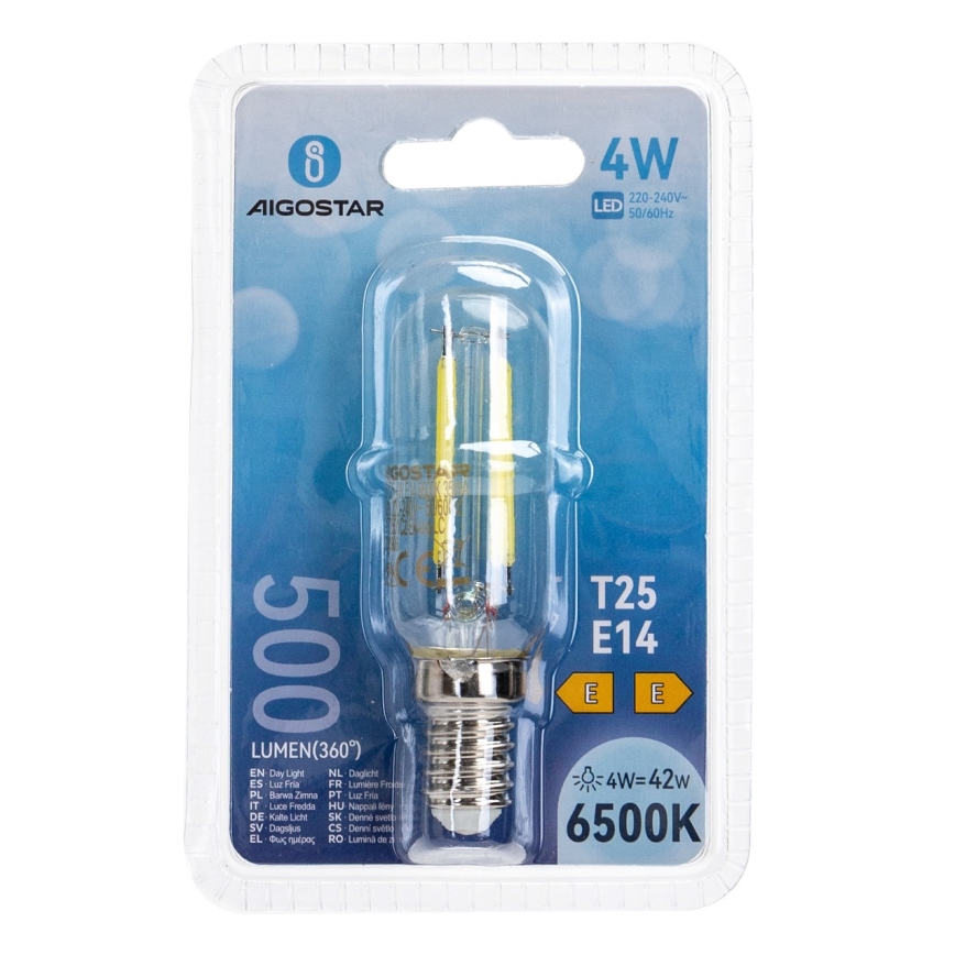 LED Lamp T25 E14/4W/230V 6500K - Aigostar