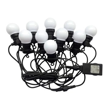LED Lichtketting voor Buiten STRING 5m 10xLED/0,5W/230V IP44 3000K