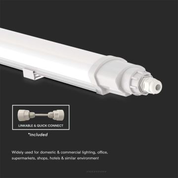 LED Luminaire fluorescent industriel LED/18W/230V 4000K IP65 60 cm