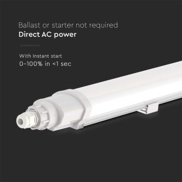 LED Luminaire fluorescent industriel LED/18W/230V 4000K IP65 60 cm