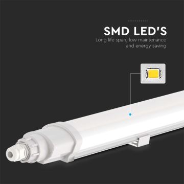 LED Luminaire fluorescent industriel LED/18W/230V 4000K IP65 60 cm