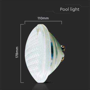 LED Luminaire pour piscine LED/35W/12V IP68 6500K