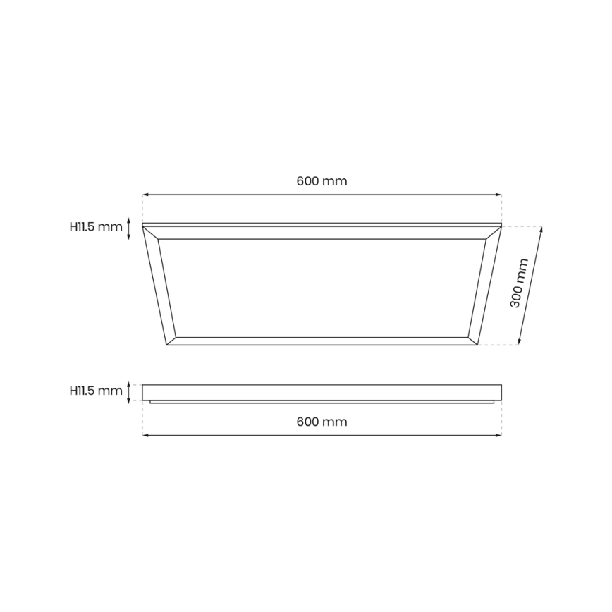 LED Paneel LED/24W/230V 4000K