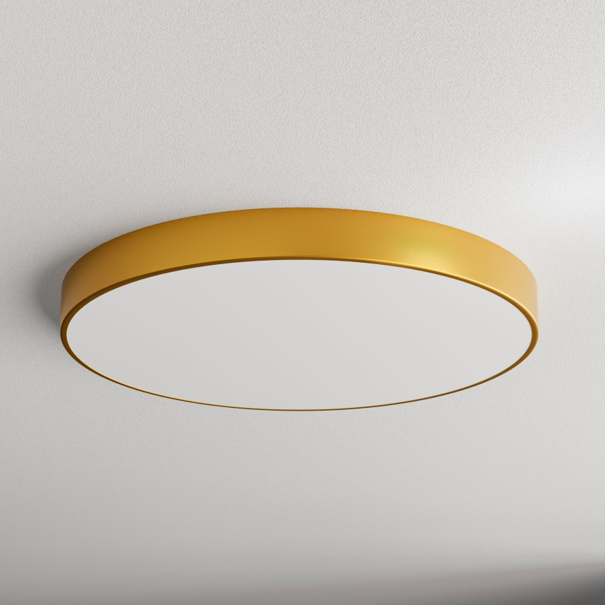 LED Plafondlamp CLEO LED/96W/230V 3000K diameter 80 cm goud