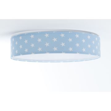 LED Plafondlamp GALAXY KIDS LED/24W/230V sterren blauw/wit