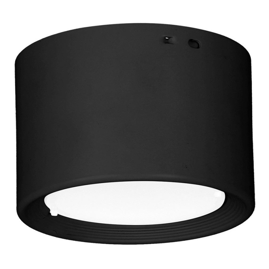 LED Plafondlamp LED/10W/230V zwart diameter 10 cm