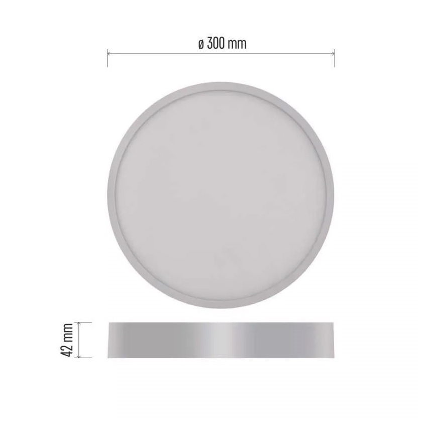 LED Plafondlamp NEXXO LED/28,5W/230V 3000/3500/4000K d. 30 cm wit