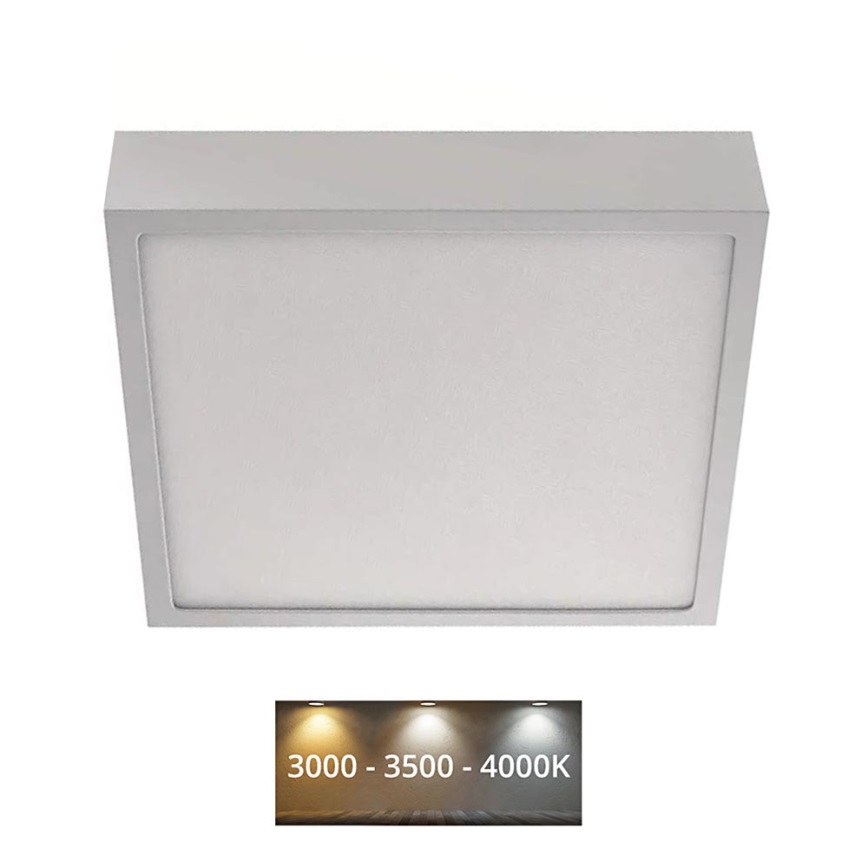 LED Plafondlamp NEXXO LED/21W/230V 3000/3500/4000K 22,5x22,5 cm wit
