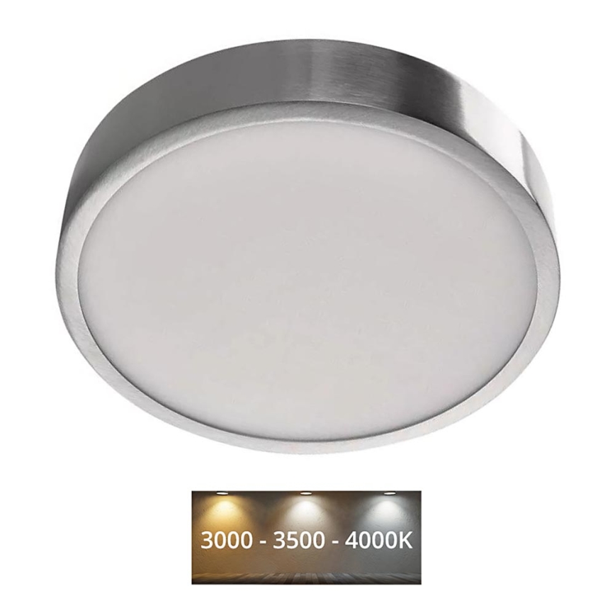 LED Plafondlamp NEXXO LED/21W/230V 3000/3500/4000K d. 22,5 cm chroom