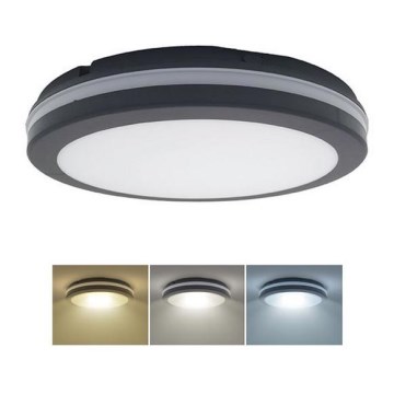 LED Plafonnier extérieur à intensité variable LED/36W/40W/44W/230V 3000/4000/6500K IP65 noir