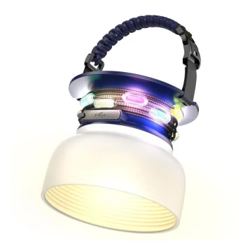 LED RGB Draagbaar zonne- rechargeable lamp met een LED ketting LED/10W/5V 3600 mAh IP65