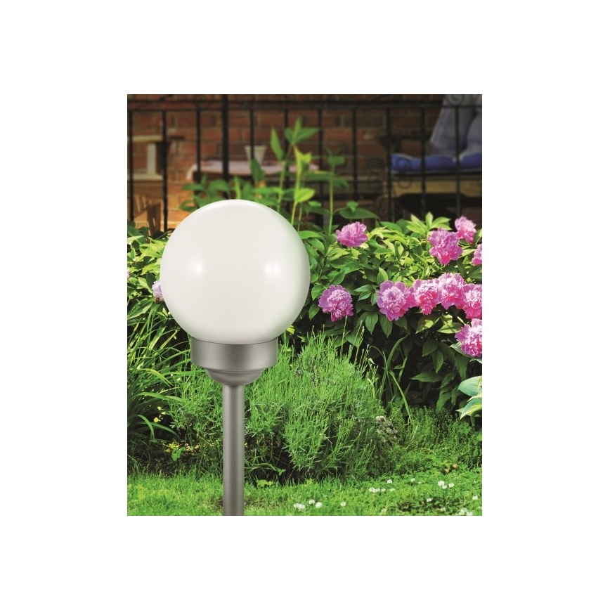 LED RGB Solar lamp BALL LED/0,2W/AA 1,2V/600mAh IP44