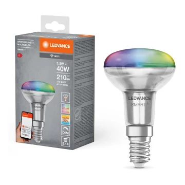 LED RGBW Dimbaar Schijnwerper Lamp SMART+ R50 E14/3,3W/230V 2700-6500K Wi-Fi - Ledvance