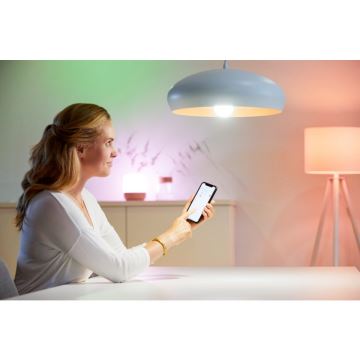 LED RGBW dimbare lamp P45 E27/4,9W/230V 2200-6500K CRI 90 Wi-Fi - WiZ