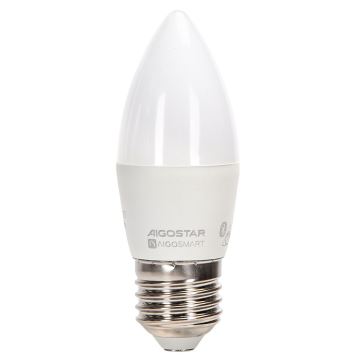 LED RGBW Lamp C37 E27/4,9W/230V 2700-6500K - Aigostar