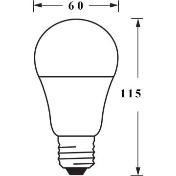 LED RGBW Lamp dimbaar + E27 / 9,5W / 230V 2700K-6500K - Ledvance