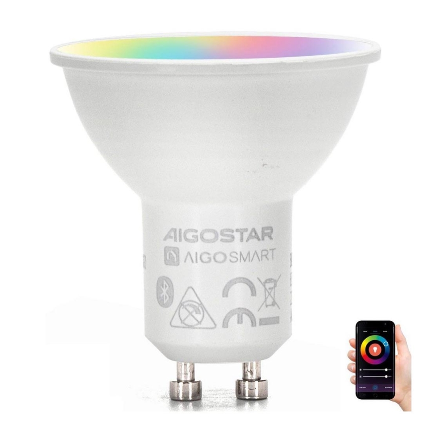 LED RGBW Lamp GU10/4,9W/230V 2700-6500K - Aigostar