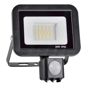 LED Schijnwerper met Sensor LED/20W/230V IP65