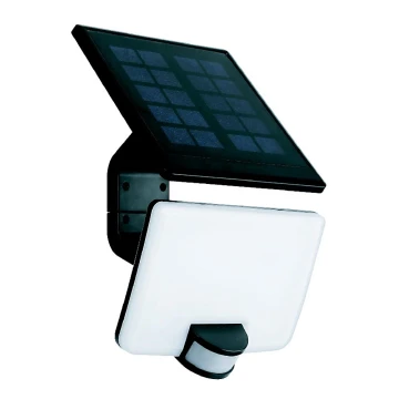 LED Schijnwerper op zonne-energie voor buiten met sensor LED/10W/3,7V 4000K IP54 3000 mAh