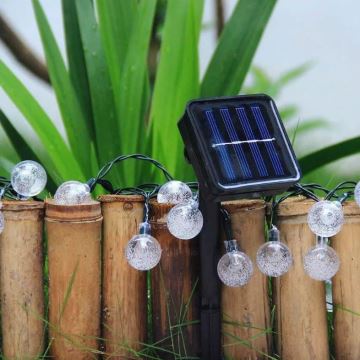 LED Solar ketting 6,9m 50xLED/1,2V