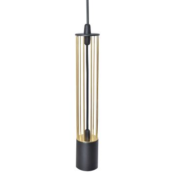 LED Suspension filaire BARS 3xGU10/4,8W/230V noir/doré