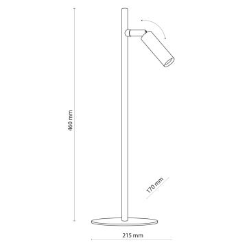 LED Tafellamp LAGOS 1xG9/6W/230V 4000K wit