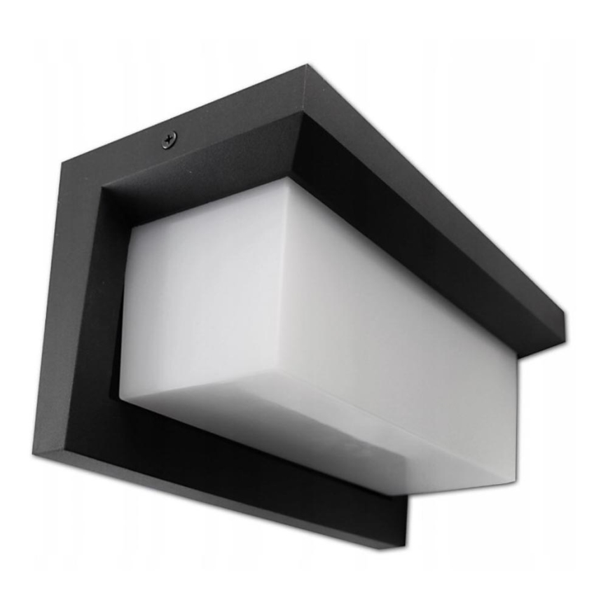 LED Wand Lamp voor Buiten LED/12W/230V IP54 zwart