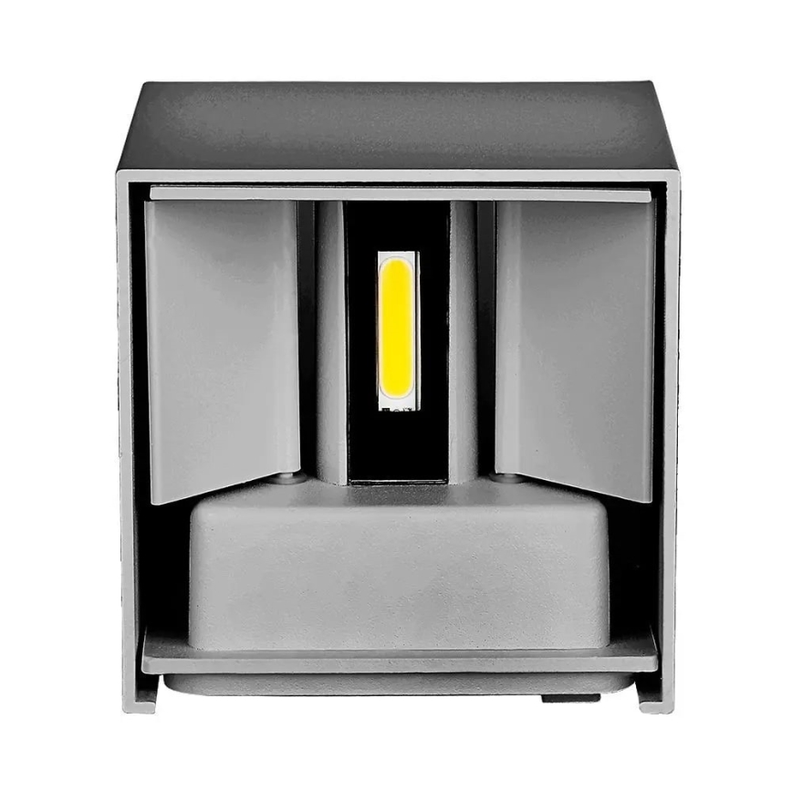 LED Wandlamp Buiten LED/11W/230V 3000K IP65 grijs