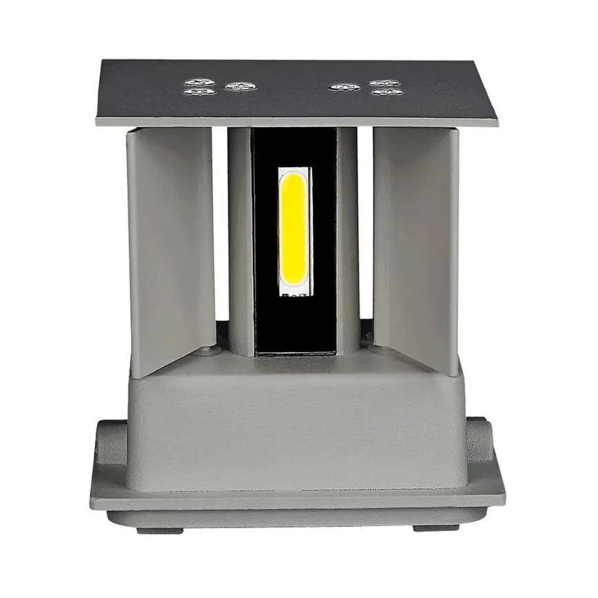 LED Wandlamp Buiten LED/11W/230V 3000K IP65 grijs