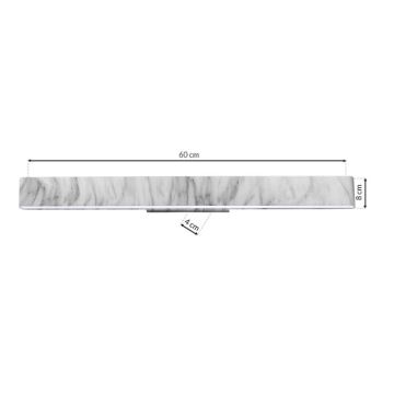 LED Wandlamp PIERCE LED/24W/230V 60 cm wit/grijs