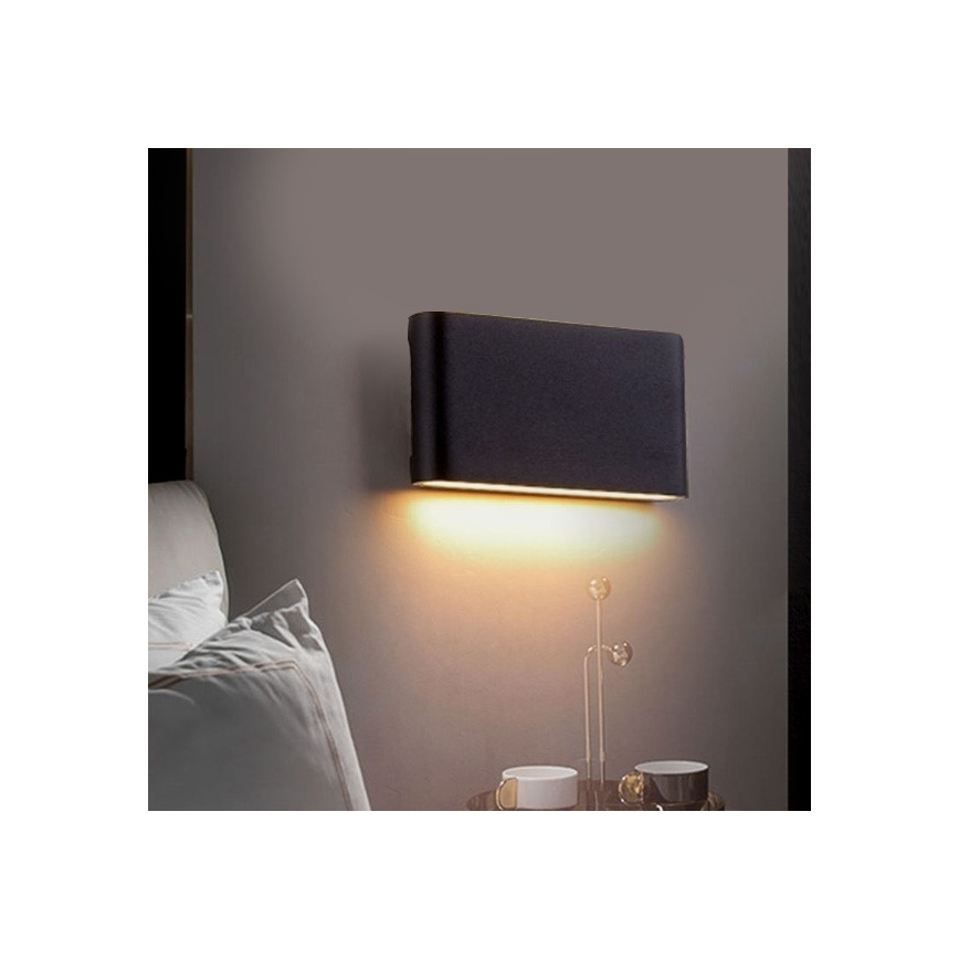 LED Wandlamp voor buiten FLOW LED/9W/230V IP54 4000K antraciet