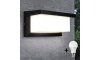 LED Wandlamp voor buiten met schemersensor ​ NEELY 1xE27/9W/230V IP54 zwart
