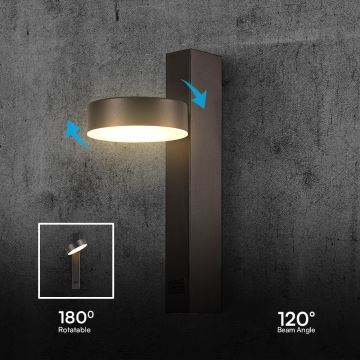 LED Wandspot met USB-poort LED/8W/230V 3000K