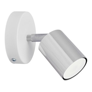 LED Wandspot TUNE 1xGU10/4,8W/230V mat chroom/wit