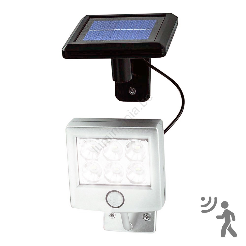 LED zonnepaneel lamp met sensor / 3xAA IP44 Lumimania