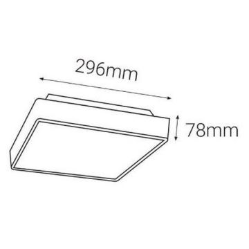 LED2 - LED Lamp voor Buiten met Sensor SOLO  LED/16W/230V 3000/4000/6500K IP65